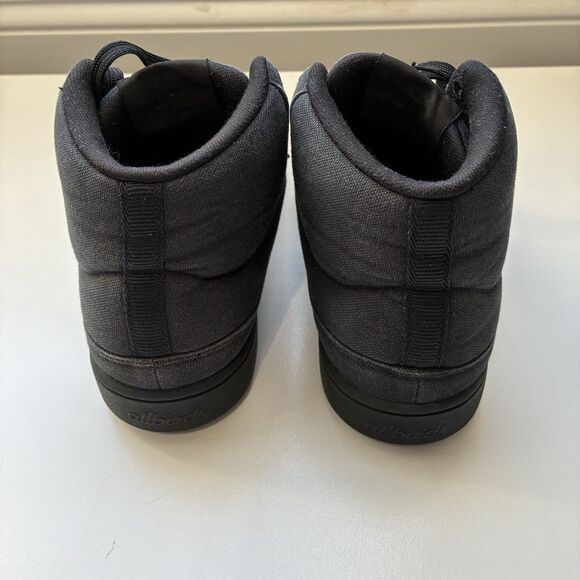 Allbirds Women’s Size 9 Mid Canvas Pacer Sneaker All Black Ankle Casual Lace Up - Picture 8 of 10